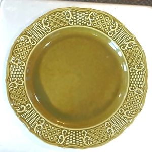 4  - Madeira Ironstone Canonsburg Pottery Co Dinner plate set.